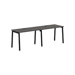 Стол 2-х местный ELWST 2367 Мокко/Черный 2326х670х750 EDIS - Фото предпросмотра