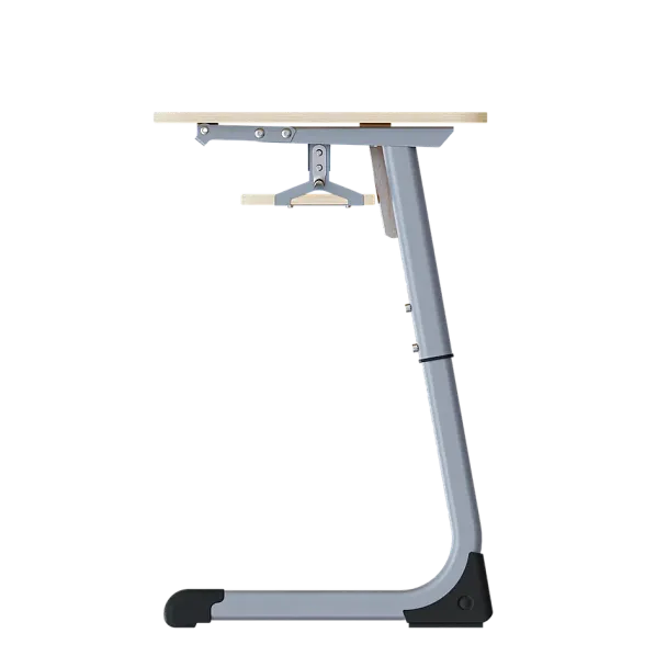 Парта Smart на плоскоовале 1М с РН (столеш.ЛДСП ЗУ, экран ЛДСП, полка), гр.4-6 - Вид 3