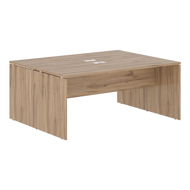 Стол двойной ED2ST 1767 Дуб Денвер светлый/Белый 1760х1346х750 EDIS - Вид 1