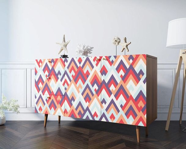 Комод Berber с двумя дверками и ящиками принт 2 арт BB17/Print_02 - Вид 3