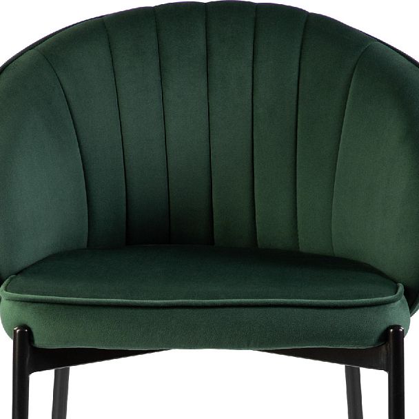 Комплект полубарных стульев Миэль зеленый/черный, 4 шт. - Вид 7