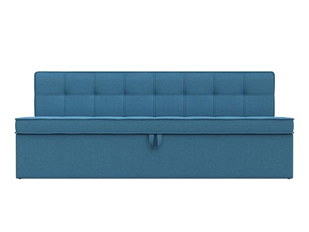 Диван кухонный прямой Техас Рогожка голубой - Вид 2