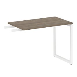 Metal System Quattro Приставной элемент на О-образном м/к 40БО.ПР-3 Вяз/Белый металл 1000*600*750 - Фото предпросмотра