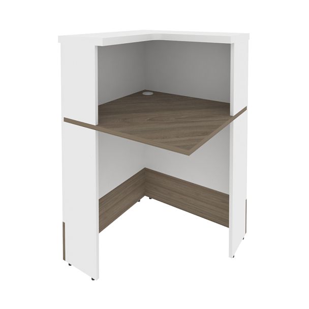 Style Угловой модуль левый Л.УМ-1 (L) Вяз/Белый 736*736*1156 - Вид 1