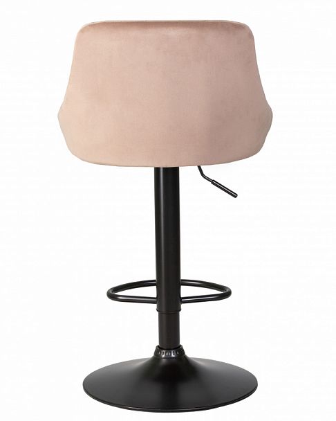 Стул барный DOBRIN LOGAN BLACK (мокко велюр (MJ9-9)) - Вид 3