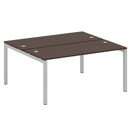 Metal System Quattro Р. ст. на П-образном м/к 50БП.РАС-СП-2.4 Венге/Серый металл 1600*1475*750 - Фото предпросмотра