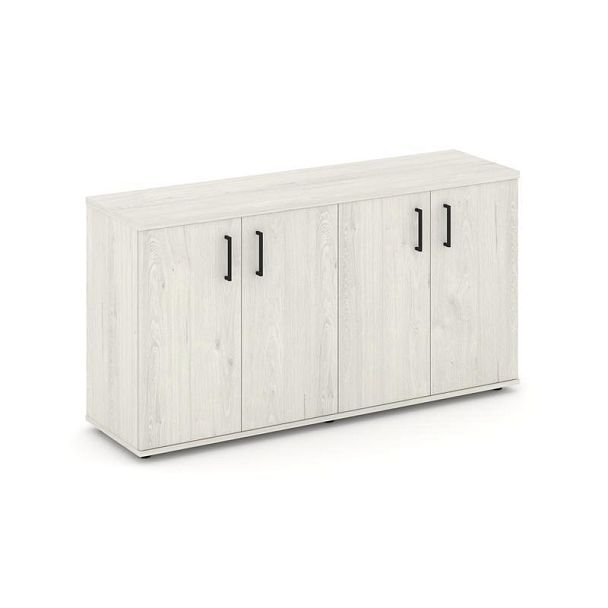 Стайл Проджект Тумба опорная/приставная SN.TOP-133 Дуб Наварра/Черный Ручки 1632*400*750 - Вид 1