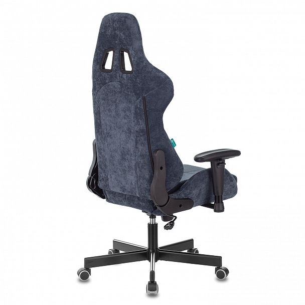 Кресло компьютерное Zombie VIKING KNIGHT, 2 подушки, ткань, синее, 1372993 - Вид 13