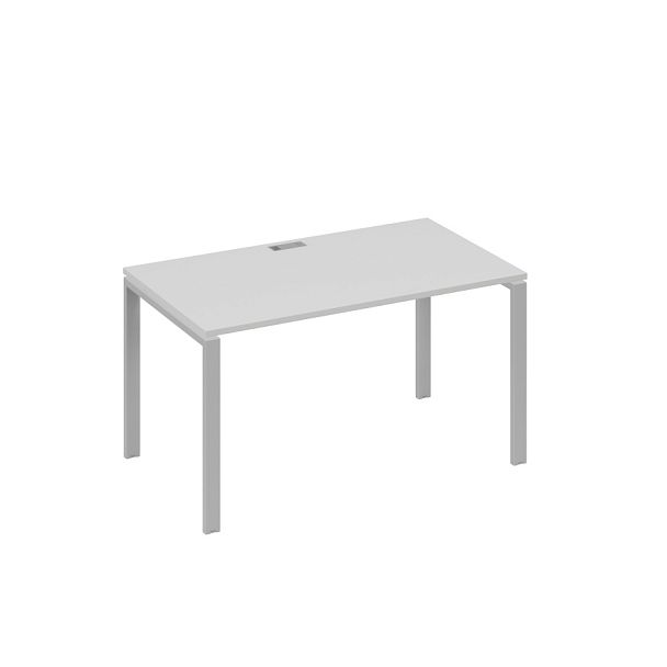 Стол письменный на металлокаркасе UNO A4 А4 Б1 024 БП серый / металлокаркас серый - Вид 1