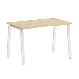 Home Office Стол письменный VR.SP-3-118.A Акация/Белый металл 1180*720*750 - Фото предпросмотра