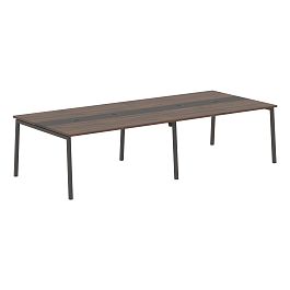 Конференц стол ELCT 3114 Дуб Денвер темный/Мокко 3132х1346х750 EDIS - Фото предпросмотра