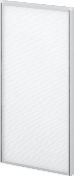 Модуль сплошной "Мобильные офисные перегородки «Логика»" ПК-ЛГ-МДС167х80П-В1-160 белый - Вид 1