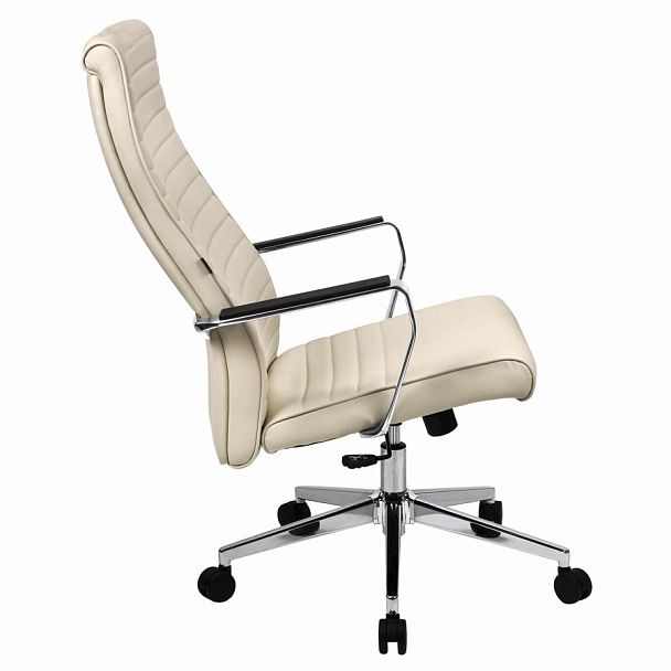 Кресло BRABIX PREMIUM Solo EX-730, алюминий, хром, экокожа, бежевое, 532937 - Вид 7