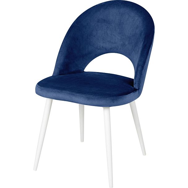 Комплект кухонных стульев Рэди синий велюр/белый, 4 шт. - Вид 1
