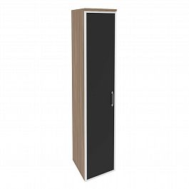 Шкаф "Onix" O.SU-1.10R white/black дуб аризона - Фото предпросмотра