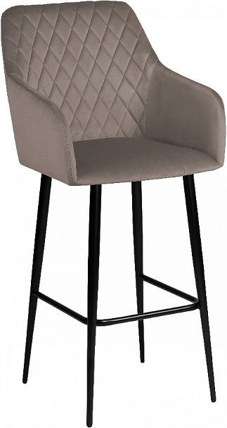 Комплект барных поворотных кресел Барли К, Confetti mocco/черный, 2 шт. - Вид 4