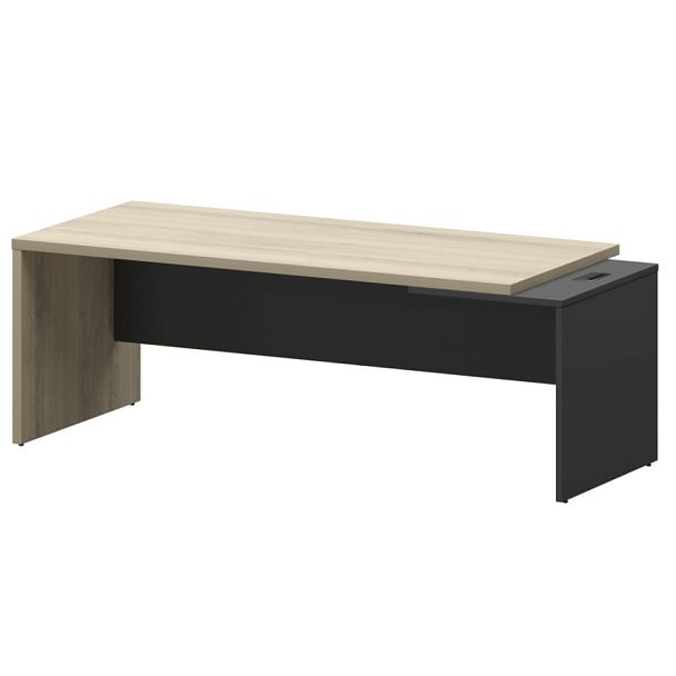 Стол руководителя правый KZ-22R Кронберг/Графит 2200x900x750 Кортез - Вид 1