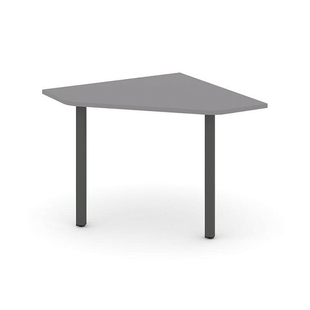 Стайл Проджект Угловой элемент переговорного стола SN-5.UPRG-001 Серый Пепел/Металл Антрацит 980*980 - Вид 1