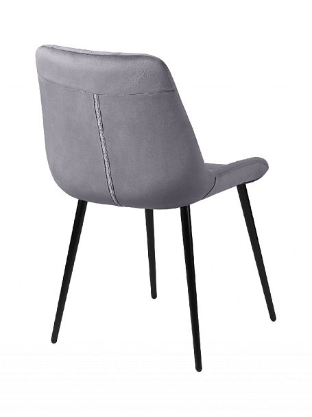 Комплект стульев Эйден, темно-серый H15/черный, 4 шт. - Вид 4