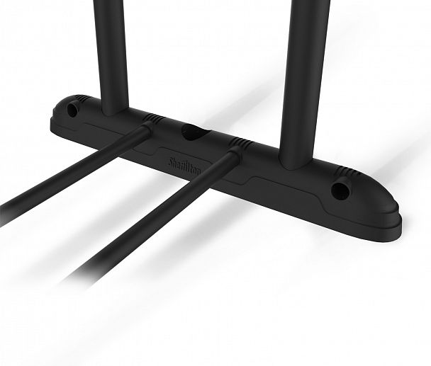 Вешалка-штанга гардеробнаяSHT-WR4150 черный/черный муар/хром лак - Вид 5