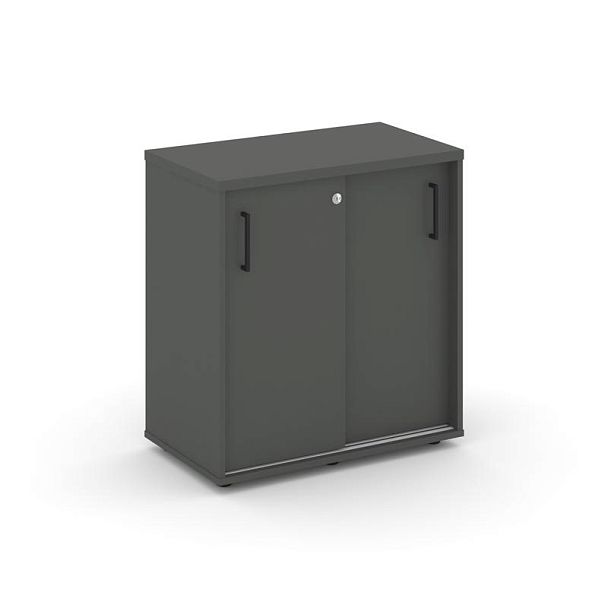 Стайл Проджект Тумба опорная/приставная SN.TOP-042 Антрацит/Черный Ручки 700*400*750 - Вид 1