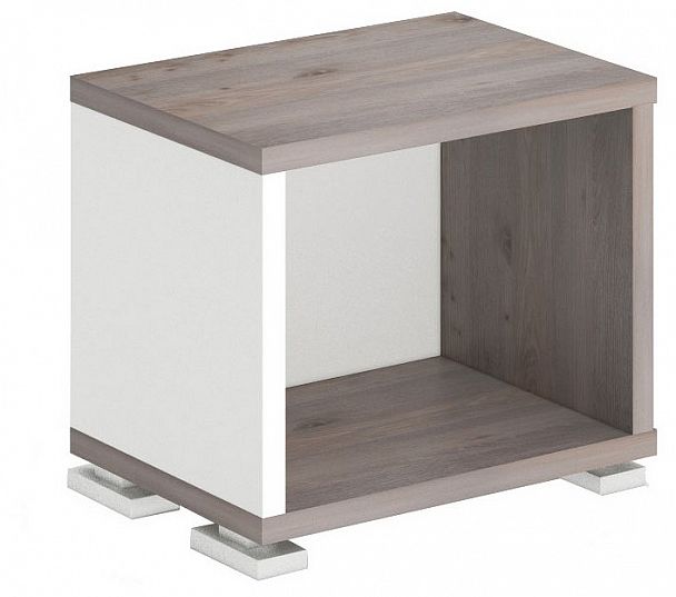 Стеллаж-колонка Домино СБ-15/1 Белый/Нельсон - Вид 1