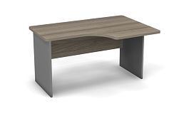 Стол эргономичный L,R 1400 Берлин Дрифтвуд/Серый СУ 140.95 L/R - Фото предпросмотра