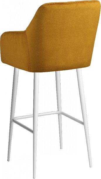 Комплект барных поворотных кресел Барли К, Confetti chai tea/белый, 2 шт. - Вид 6