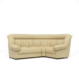 Диван угловой 2У1 Эдельвейс Ed/2y1 экокожа бежевая CN1123 - Фото предпросмотра