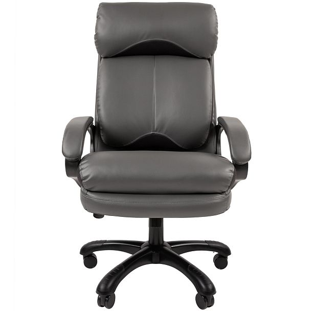 Кресло CHAIRMAN 505, экокожа, серый - Вид 3