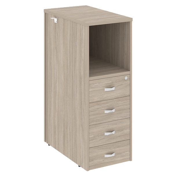 Onix Тумба 4 ящика завершающая, правая O.R-TV-4 (R) Дуб аттик 436*767*1185 - Вид 1