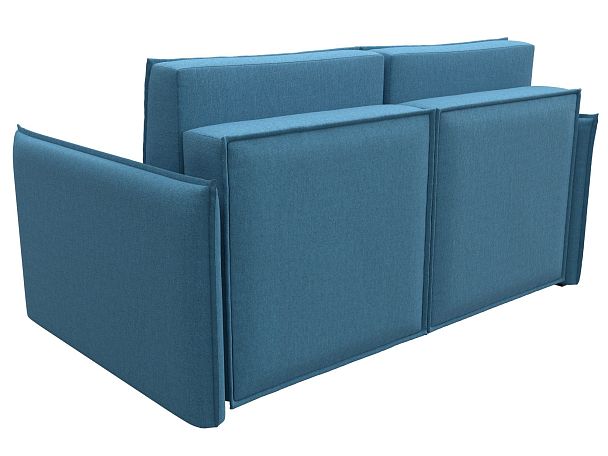 Диван прямой Либерти мини Рогожка голубой - Вид 6