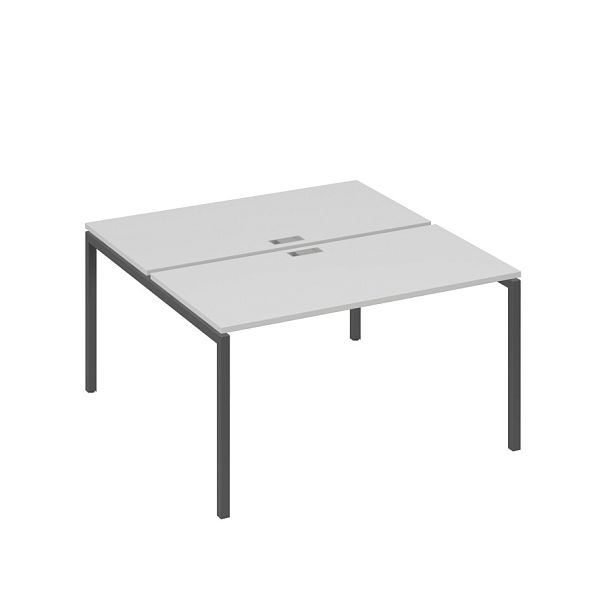 Рабочая станция опоры DUE 2х140 A4 А4 С2 174 БП серый / металлокаркас антрацит - Вид 1