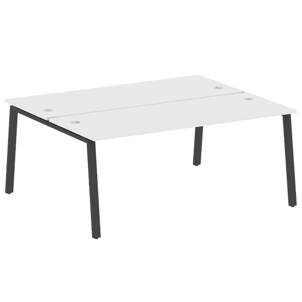 Metal System Р. ст. на А-образном м/к БА.РАС-СП-2.5 Белый/Антрацит металл 1800*1475*750 - Вид 1