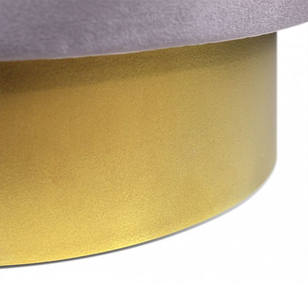 Пуф Sheffilton SHT-B8 ледяная лаванда/золото - Вид 4