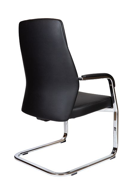 Кресло офисное / Nancy CF black / алюминиевая  база / черная экокожа - Вид 5