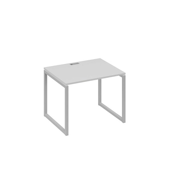 Стол письменный на металлокаркасе QUATTRO A4 А4 Б4 022 БП серый / металлокаркас серый - Вид 1