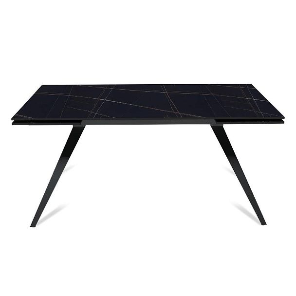 Стол раскладной Asti (160+40+40), керамика матовая Black Gold - Вид 2