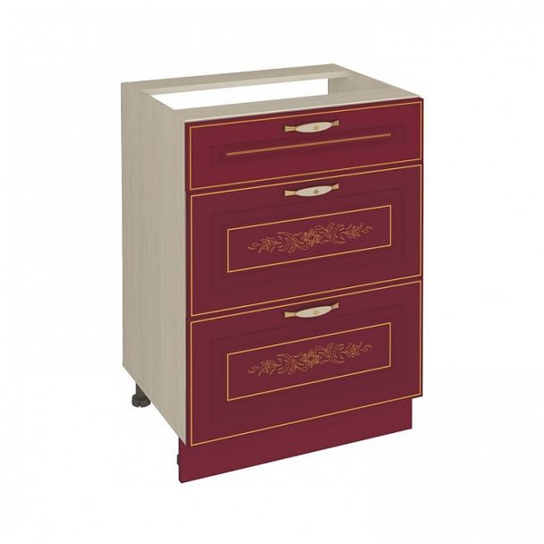 Стол "Виктория" 20.91 с 3 ящиками - Вид 1