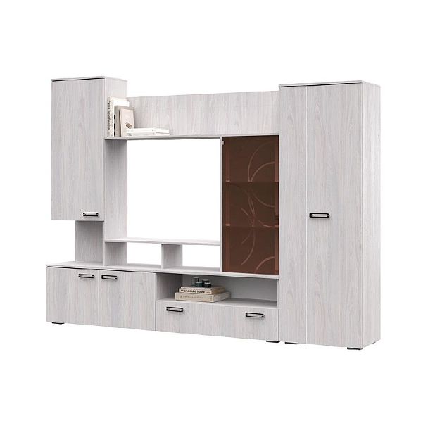 Гостиная Сиенна ЛДСП анкор/анкор - Вид 1