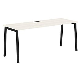 Стол прямой ELST 1767 Ясень Траун/Черный 1760х670х750 EDIS - Фото предпросмотра