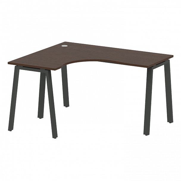 Стол "Metal System" БА.СА-3 венге/антрацит - Вид 2