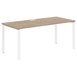Стол прямой EUST 1780 Дуб Денвер светлый/Белый 1760х800х750 EDIS - Фото предпросмотра