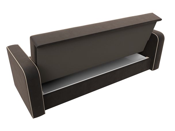 Диван-книжка Тур Велюр коричневый - Вид 8