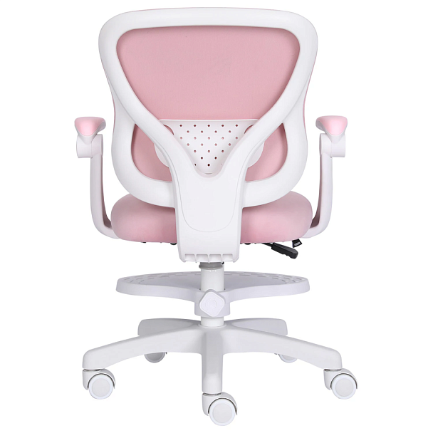 Кресло детское с подставкой для ног BRABIX "Sky MG-206", велюр, розовое, 533154 - Вид 8