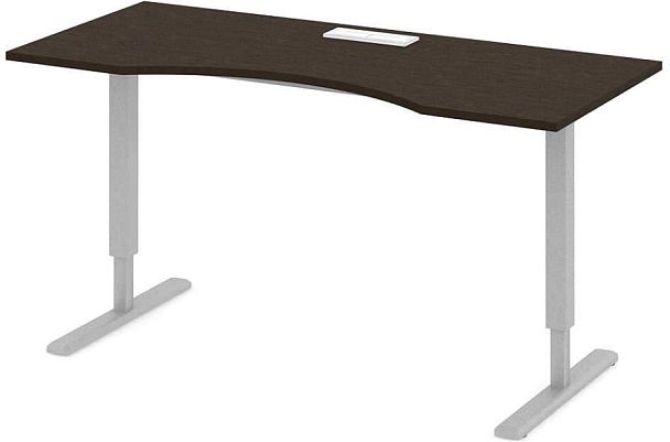 Стол офисный рабочий "Трансформер"  ПК-ТРС-СТЭ180Х80КК/ЭР-В1-179 дуб ферраре - Вид 1