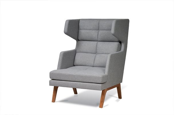 Двухместный диван Artis 140x85x85 чёрный - Вид 10