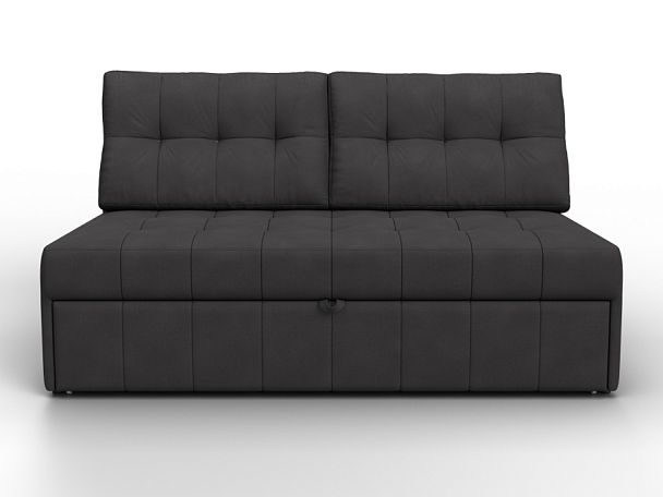 Диван прямой Лига-107 (140) Замша коричневый - Вид 2