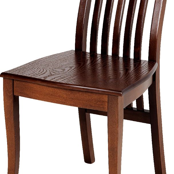 Стул деревянный с жестким сиденьем Альбен Античный орех - Вид 11