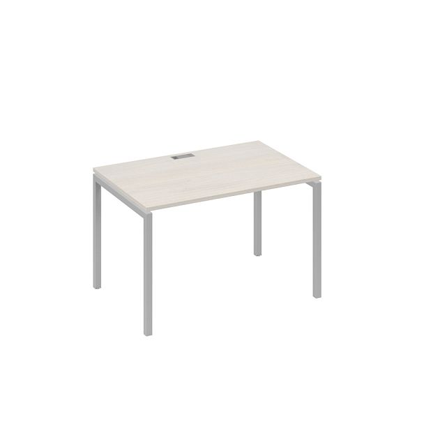 Стол письменный на металлокаркасе DUE A4 А4 Б2 023 БП дуб / металлокаркас серый - Вид 1